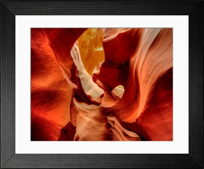 Framed Print : The beautiful colours of Antelope Canyon, Arizona, Western United States of America Framed Print : The beautiful colours of Antelope Canyon, Arizona, Western United States of America