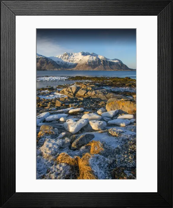 Framed Print : Lofoten Peninsular, winter wonderland, Arctic circle, Norway Framed Print : Lofoten Peninsular, winter wonderland, Arctic circle, Norway
