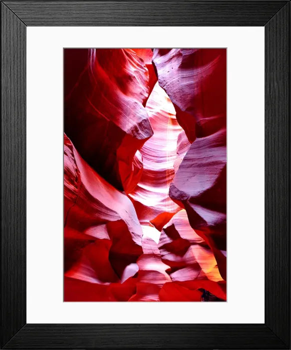 Framed Print : The beautiful colours of Antelope Canyon, Arizona, Western United States of America Framed Print : The beautiful colours of Antelope Canyon, Arizona, Western United States of America
