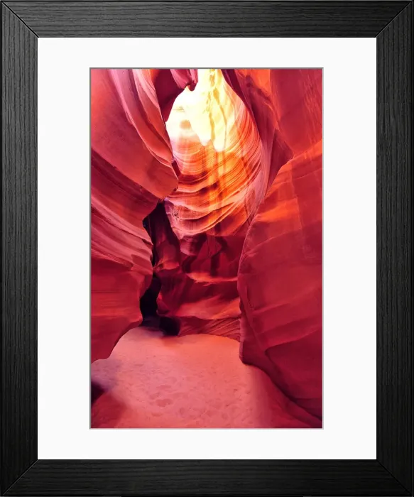 Framed Print : The beautiful colours of Antelope Canyon, Arizona, Western United States of America Framed Print : The beautiful colours of Antelope Canyon, Arizona, Western United States of America