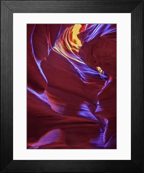 Framed Print : The beautiful colours of Antelope Canyon, Arizona, Western United States of America Framed Print : The beautiful colours of Antelope Canyon, Arizona, Western United States of America
