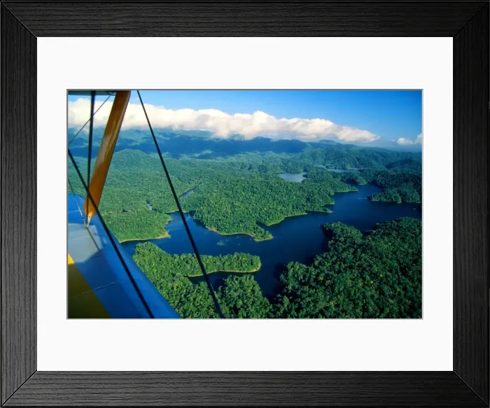 Framed Print : Aerial view near Cairns, North Queensland, Australia