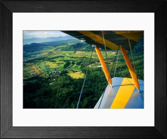 Framed Print : Aerial view near Cairns, North Queensland, Australia