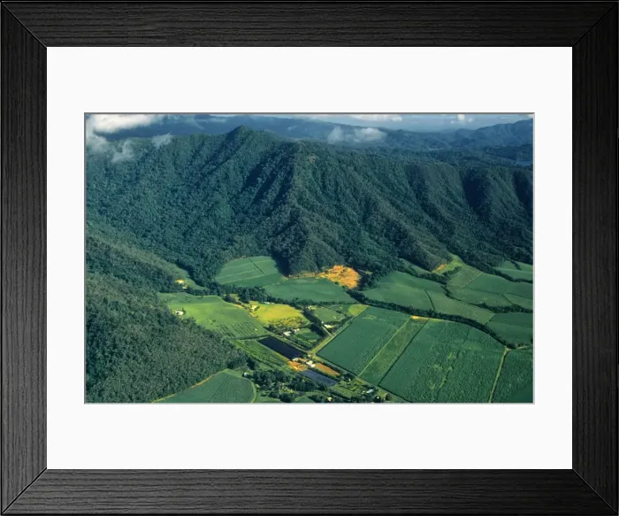 Framed Print : Areial view of the Cairns area, north Queensland, Australia Framed Print : Areial view of the Cairns area, north Queensland, Australia