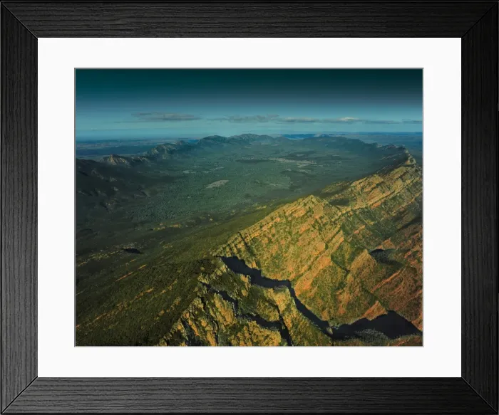 Framed Print : Wilpena Pound from the air, Flinders Ranges, South Australia