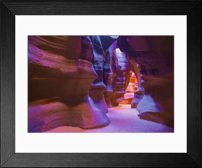 Framed Print : The beautiful colours of Antelope Canyon, Arizona, Western United States of America Framed Print : The beautiful colours of Antelope Canyon, Arizona, Western United States of America