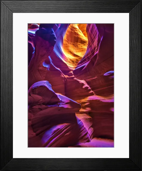 Framed Print : The beautiful colours of Antelope Canyon, Arizona, Western United States of America Framed Print : The beautiful colours of Antelope Canyon, Arizona, Western United States of America