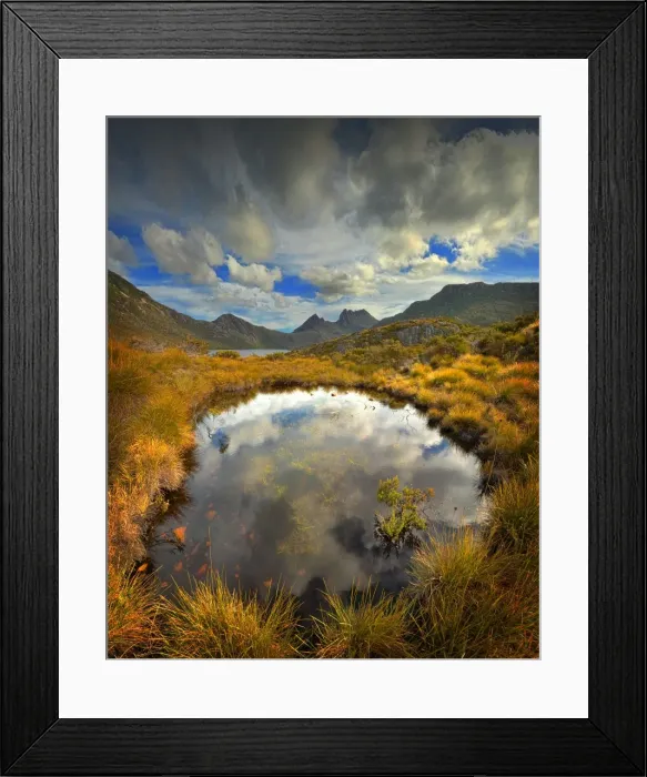 Framed Print : Dove lake, Cradle Mountain National Park, central Tasmanian highlands Framed Print : Dove lake, Cradle Mountain National Park, central Tasmanian highlands
