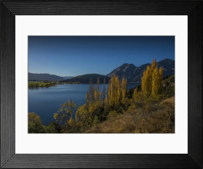 Framed Print : Autumn colours near Wanaka, South Island, New Zealand