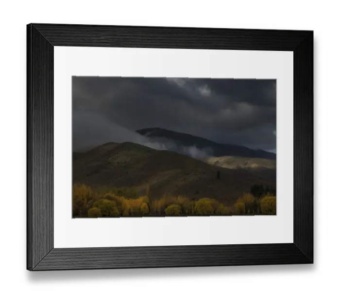 Framed Print : Autumn near Twizel, South Island, New Zealand