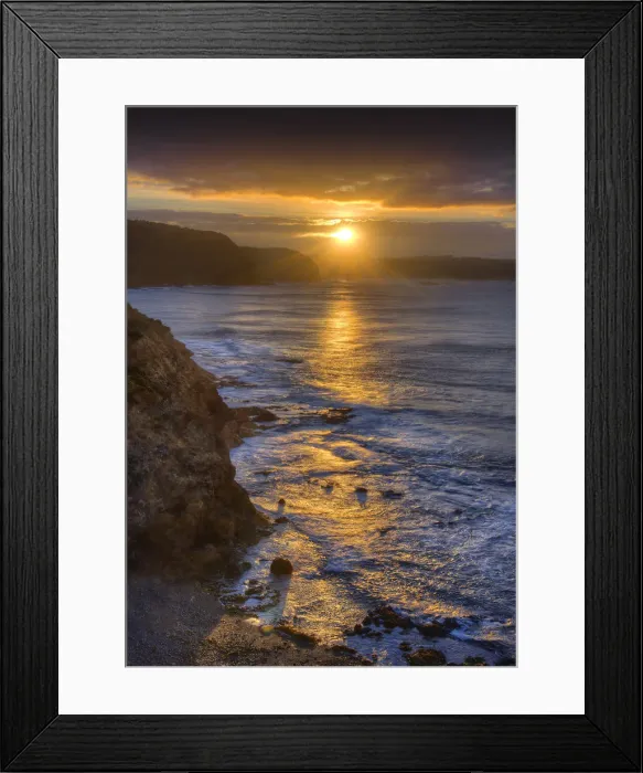 Framed Print : Bushrangers bay near Cape Schanck on the Mornington Peninsular, Victoria, Australia Framed Print : Bushrangers bay near Cape Schanck on the Mornington Peninsular, Victoria, Australia