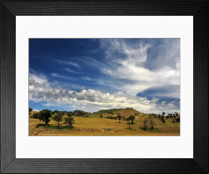 Framed Print : Cloudscape, Bonnie Doon, Central Victoria, Australia Framed Print : Cloudscape, Bonnie Doon, Central Victoria, Australia