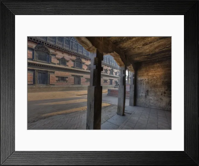 Framed Print : Street Scene, Bhaktapur, Western Himalayas, Nepal Framed Print : Street Scene, Bhaktapur, Western Himalayas, Nepal