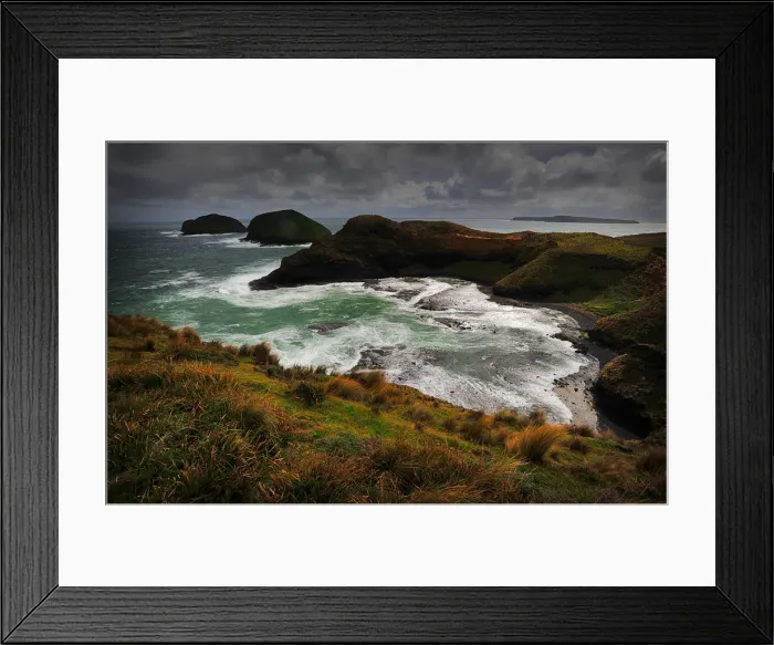 Framed Print : Coastal view at Woolnorth, Tasmania, Australia Framed Print : Coastal view at Woolnorth, Tasmania, Australia