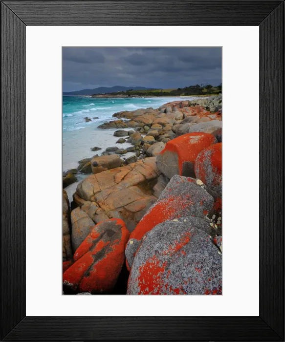 Framed Print : Bay of fires, east coastline of Tasmania, Australia Framed Print : Bay of fires, east coastline of Tasmania, Australia