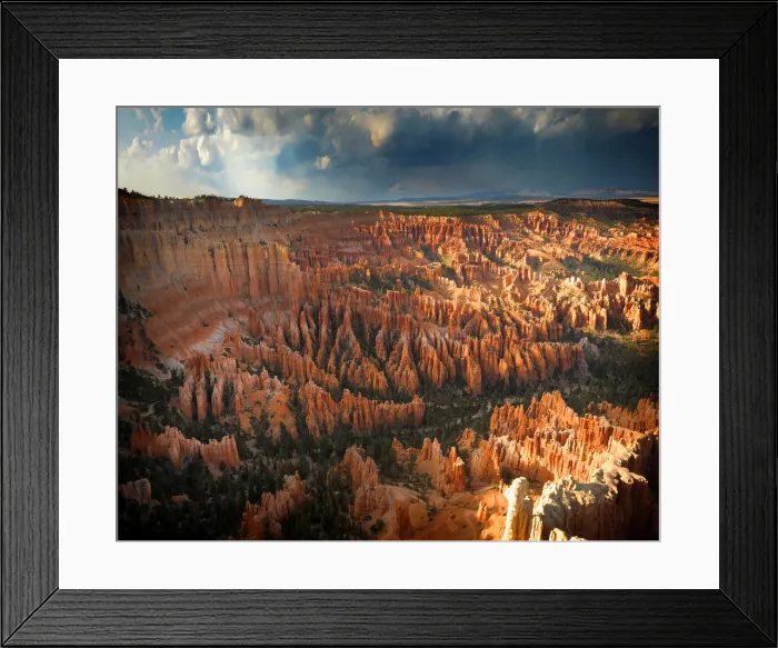 Framed Print : Bryce Canyon National Park, Utah, south west United States