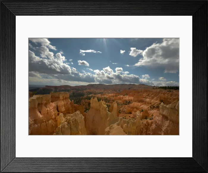 Framed Print : Bryce Canyon National Park, Utah, south west United States