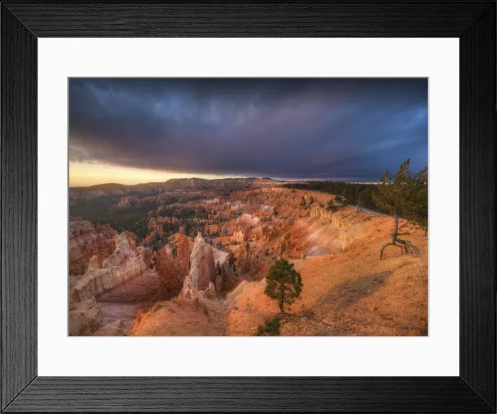 Framed Print : Bryce Canyon National Park, Utah, south west United States