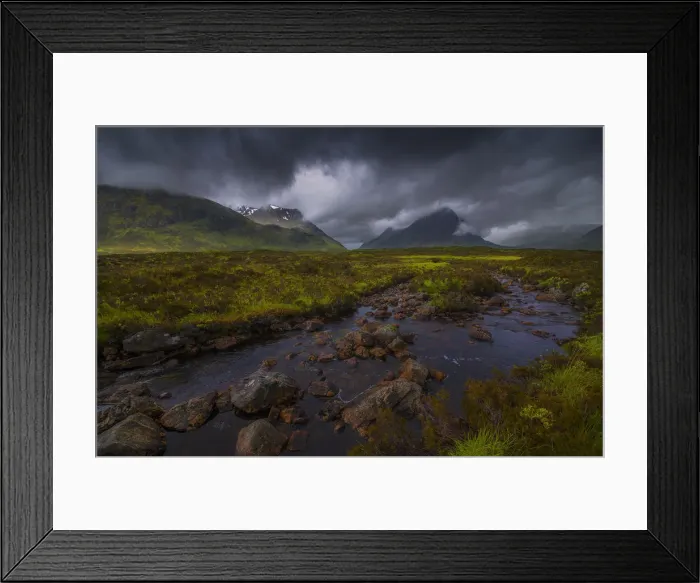 Framed Print : The scenically beautiful mountainous area of Etive mor in the Western highlands of Scotland Framed Print : The scenically beautiful mountainous area of Etive mor in the Western highlands of Scotland
