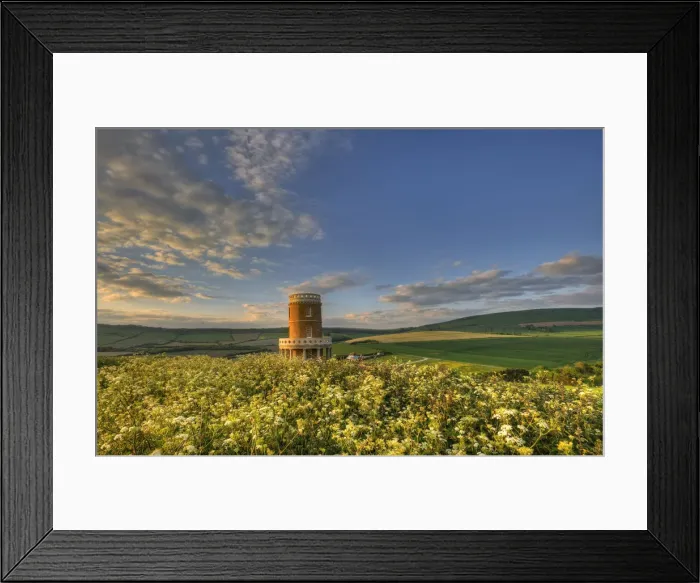 Framed Print : Clavells tower, Kimmeridge bay, dorset, England