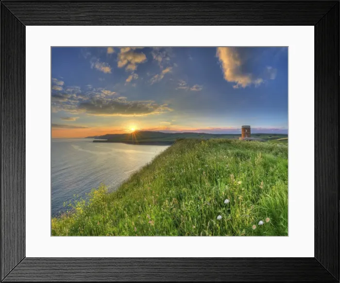 Framed Print : Clavells tower, Kimmeridge bay, dorset, England Framed Print : Clavells tower, Kimmeridge bay, dorset, England