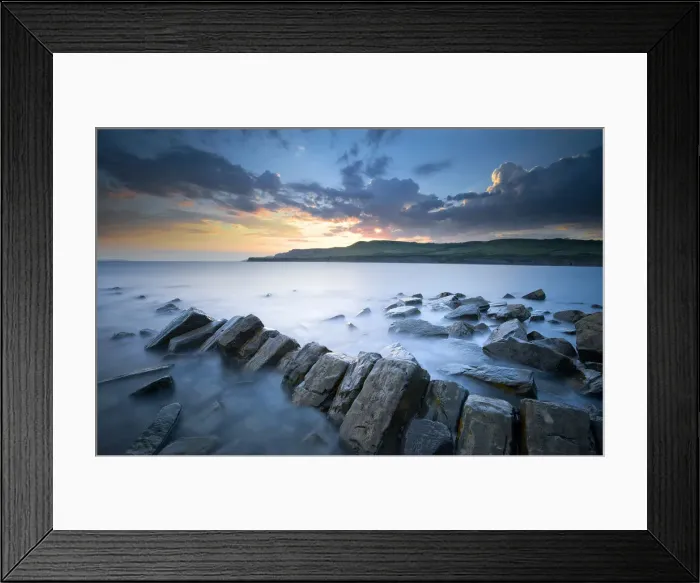 Framed Print : Clavells pier, Kimmeridge bay, Dorset, England Framed Print : Clavells pier, Kimmeridge bay, Dorset, England