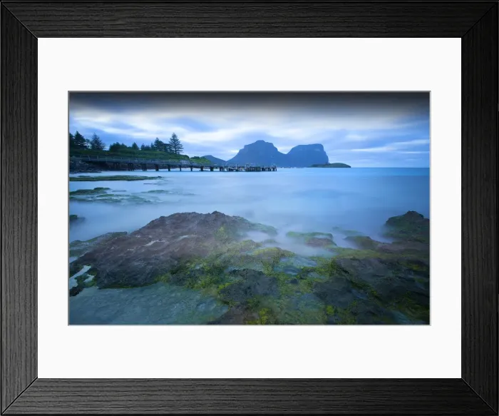 Framed Print : Scenically beautiful and a world heritage designated location, Lord Howe Island lies between the South Pacific ocean and the Tasman sea off the coast of New South Wales, Australia Framed Print : Scenically beautiful and a world heritage designated location, Lord Howe Island lies between the South Pacific ocean and the Tasman sea off the coast of New South Wales, Australia