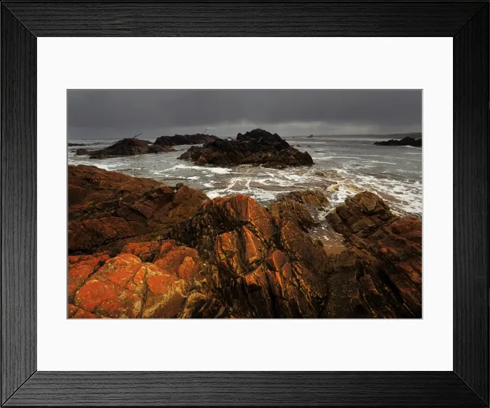 Framed Print : Wild and scenic, the West coast of Tasmania in the Tarkine region, Australia