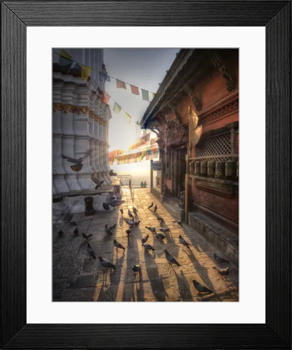 Framed Print : Swayambunath, Western Himalayas, Nepal Framed Print : Swayambunath, Western Himalayas, Nepal