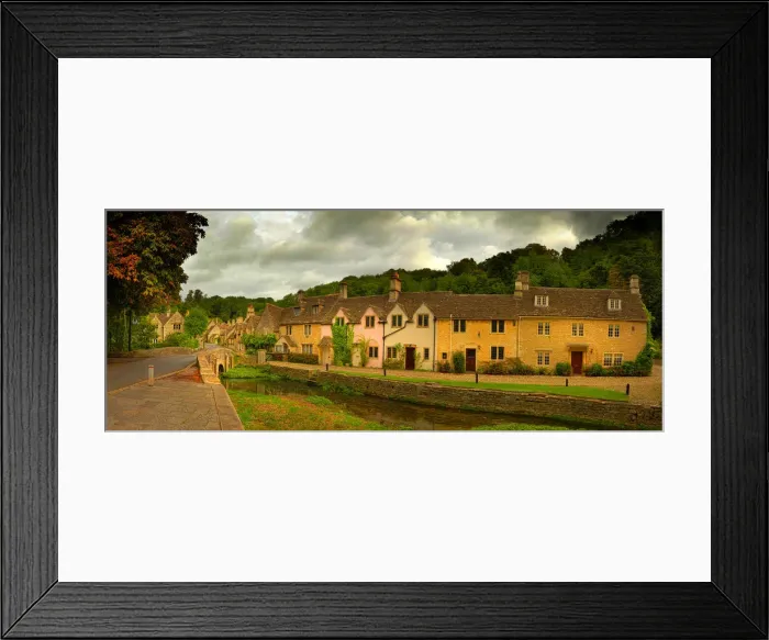 Framed Print : The quaint, historic and picture-book village of Castle Combe, Wiltshire, England Framed Print : The quaint, historic and picture-book village of Castle Combe, Wiltshire, England