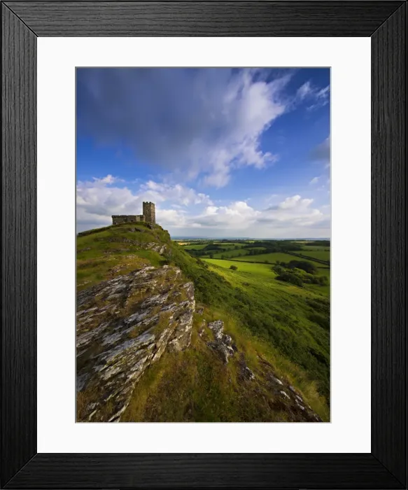Framed Print : Brentour, a historic Chapel which sits atop a hill and has expansive views of Devon, England, and the surrounding countryside Framed Print : Brentour, a historic Chapel which sits atop a hill and has expansive views of Devon, England, and the surrounding countryside