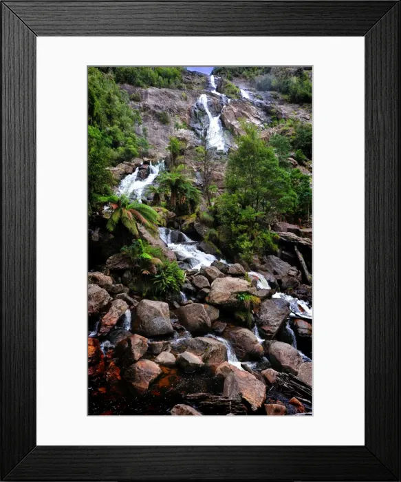 Framed Print : St. Columbia falls, Tasmania, Australia Framed Print : St. Columbia falls, Tasmania, Australia