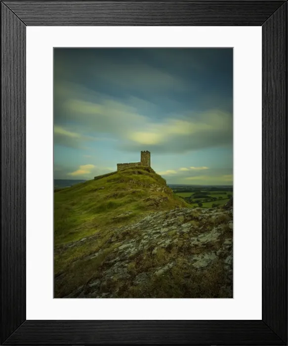 Framed Print : Brentour, a historic Chapel which sits atop a hill and has expansive views of Devon, England, and the surrounding countryside Framed Print : Brentour, a historic Chapel which sits atop a hill and has expansive views of Devon, England, and the surrounding countryside