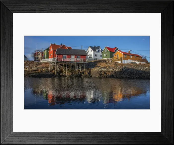 Framed Print : The Winter Wonderland of the Lofoten Peninsular, Arctic circle, Norway Framed Print : The Winter Wonderland of the Lofoten Peninsular, Arctic circle, Norway