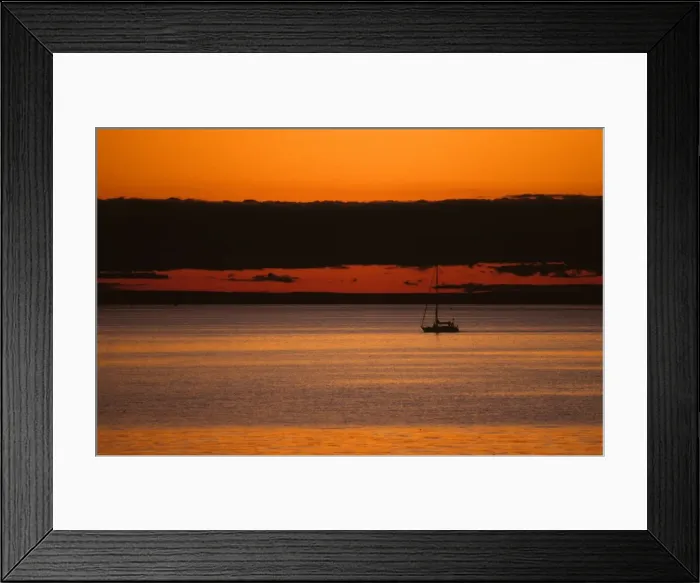 Framed Print : Sailing home, Victoria, Australia