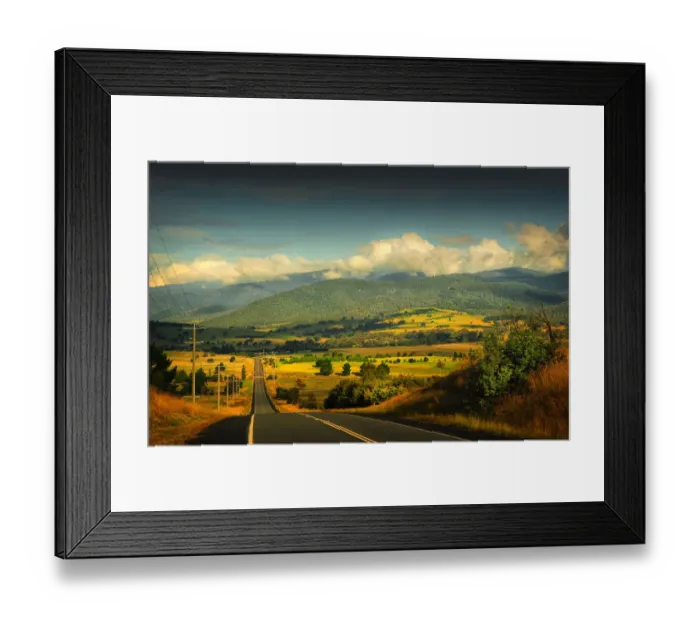 Framed Print : Road to Mount Bulla, Victoria, Australia