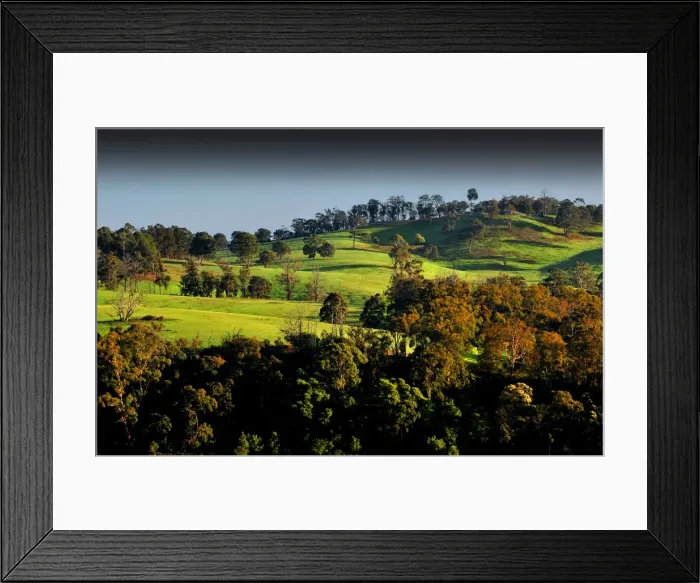 Framed Print : A rural scene near Bairnsdale, eastern Victoria, Australia