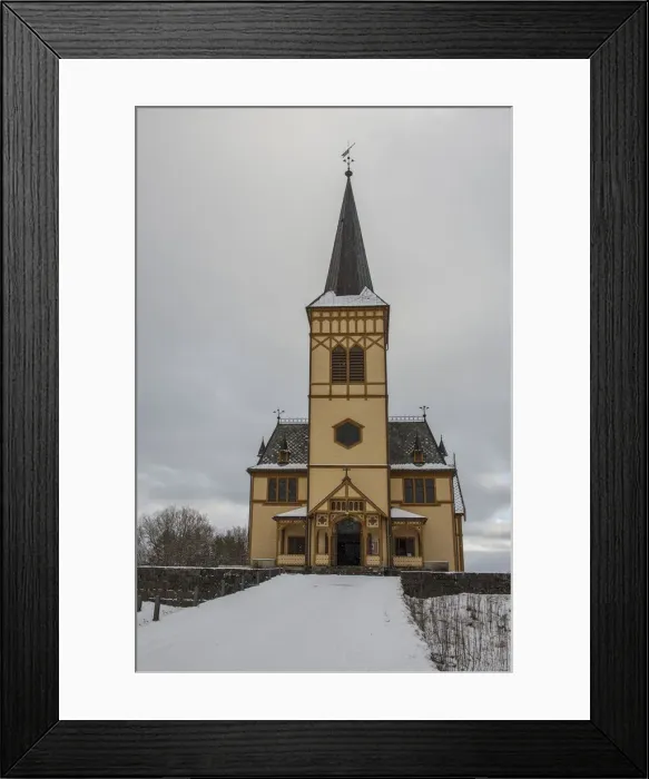 Framed Print : The Winter Wonderland of the Lofoten Peninsular, Arctic circle, Norway Framed Print : The Winter Wonderland of the Lofoten Peninsular, Arctic circle, Norway