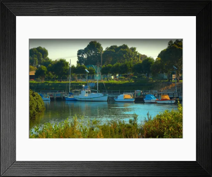 Framed Print : Port Franklin, South Gippsland, Victoria, Australia