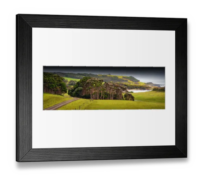 Framed Print : City of Melbourne Bay, named after a shipwreck, is a beautiful small cove on the Eastern coastline of King Island, Bass Strait, Tasmania