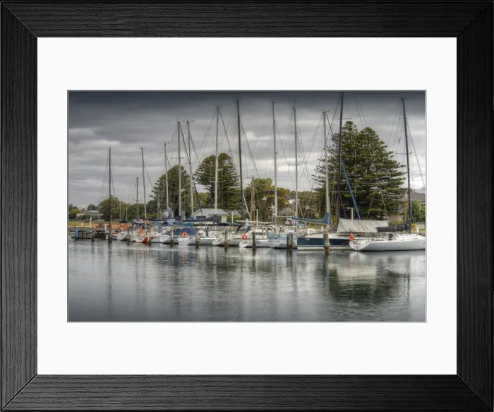 Framed Print : Port Fairy harbour, Victoria, Australia Framed Print : Port Fairy harbour, Victoria, Australia