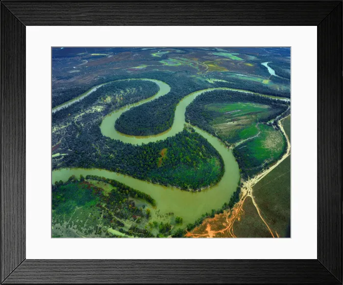 Framed Print : Darling river Patterns Framed Print : Darling river Patterns