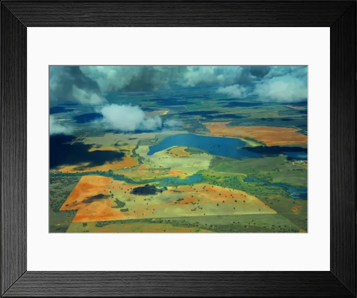 Framed Print : Central NSW landscape