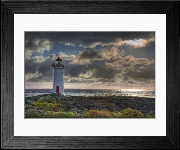 Framed Print : Port Fairy lighthouse, Victoria, Australia