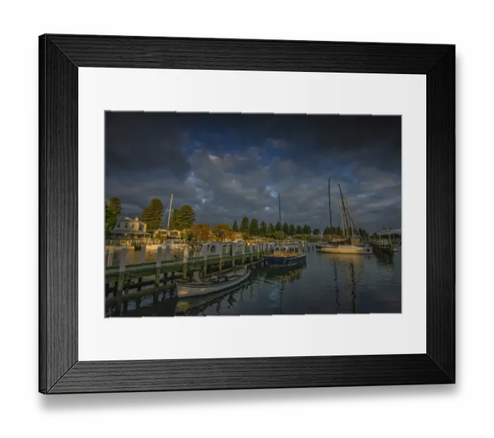 Framed Print : Port Fairy harbour, Victoria, Australia Framed Print : Port Fairy harbour, Victoria, Australia