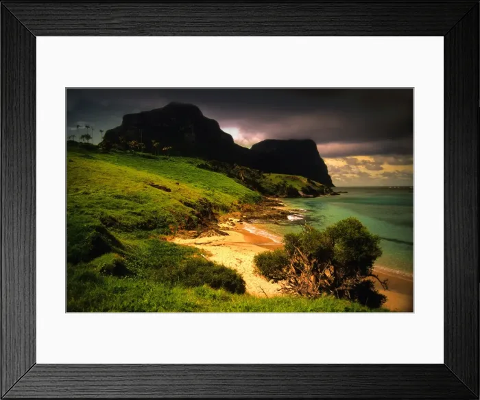 Framed Print : Coastal view Lord Howe Island Framed Print : Coastal view Lord Howe Island