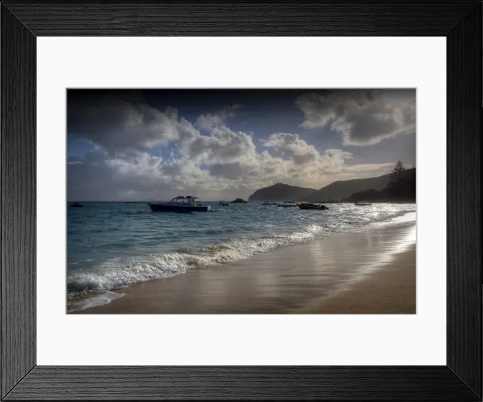 Framed Print : Afternoon light sweeps across the lagoon at Lord Howe Island Framed Print : Afternoon light sweeps across the lagoon at Lord Howe Island