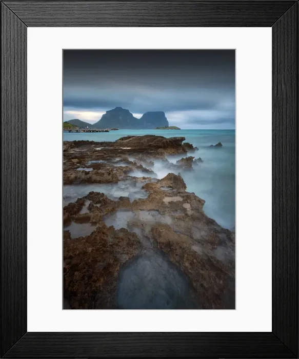 Framed Print : Lagoon view, Lord Howe Island Framed Print : Lagoon view, Lord Howe Island