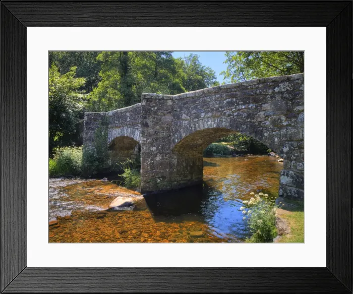Framed Print : Tingle bridge, Devon, England, United Kingdom Framed Print : Tingle bridge, Devon, England, United Kingdom
