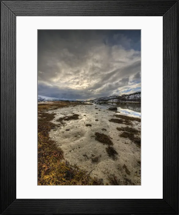 Framed Print : Winter near Austvagoya